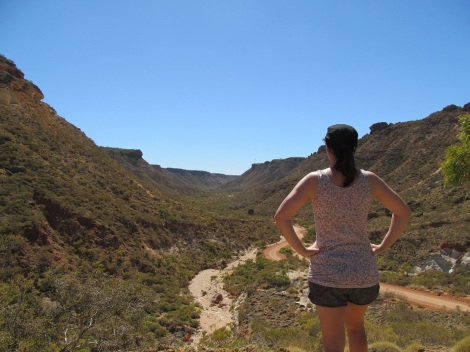 Mountains-national-park-view-girl-hiker-Australia